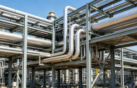 Steel Pipe Rack Structure for Refinery Expansion