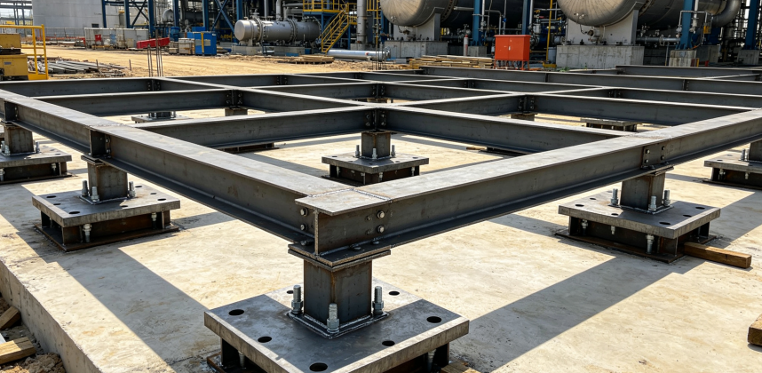Equipment Support Steel Frame for Chemical Plant