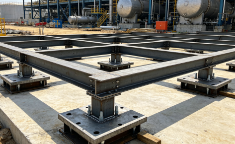 Equipment Support Steel Frame for Chemical Plant