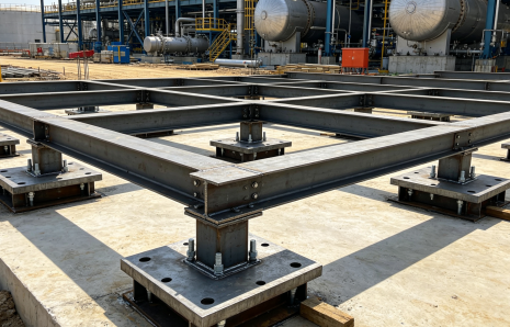 Equipment Support Steel Frame for Chemical Plant