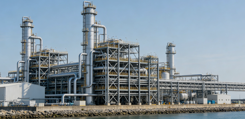Anti-Corrosion Steel Structure for Coastal Petrochemical