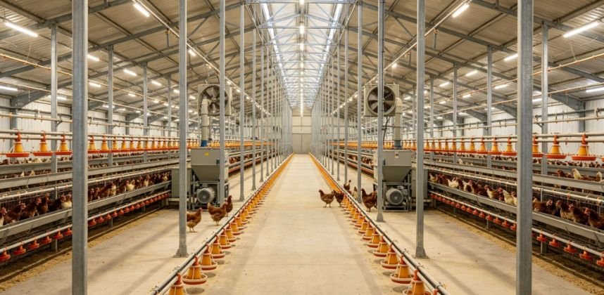 Steel‑Structure Poultry Chicken House