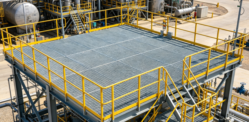 Heavy Steel Platform for Oil and Gas Maintenance