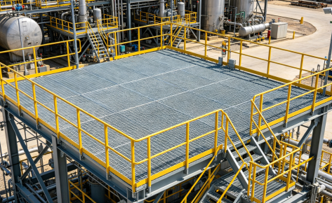 Heavy Steel Platform for Oil and Gas Maintenance