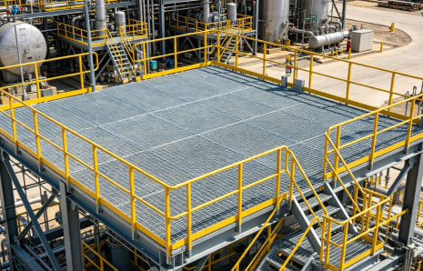 Heavy Steel Platform for Oil and Gas Maintenance