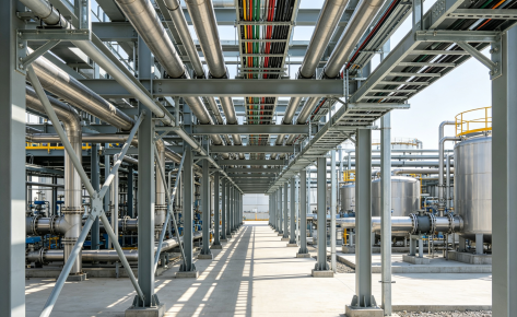 Pipe Support Steel Structure for Fertilizer Plant