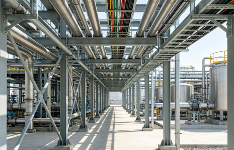 Pipe Support Steel Structure for Fertilizer Plant