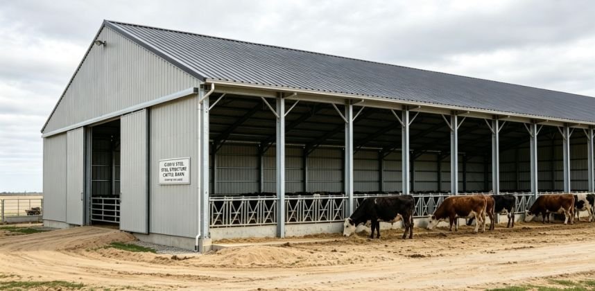 Steel‑Structure Cattle Barn