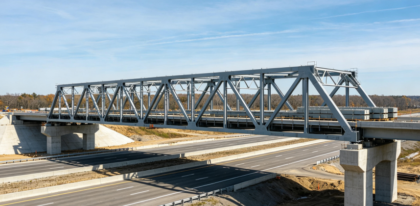 Truss Steel Bridge for Highway Expansion