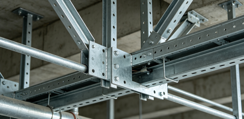 Special Steel Bracket for High-Rise Building MEP Systems