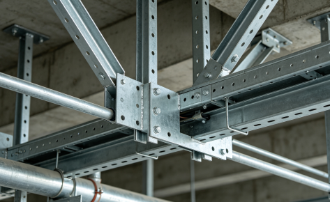 Special Steel Bracket for High-Rise Building MEP Systems