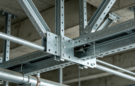 Special Steel Bracket for High-Rise Building MEP Systems