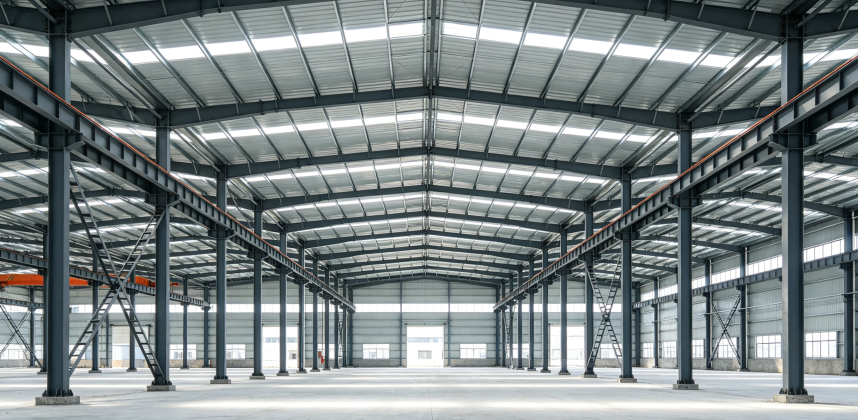 Prefabricated Steel Factory Building for Automotive Parts Production