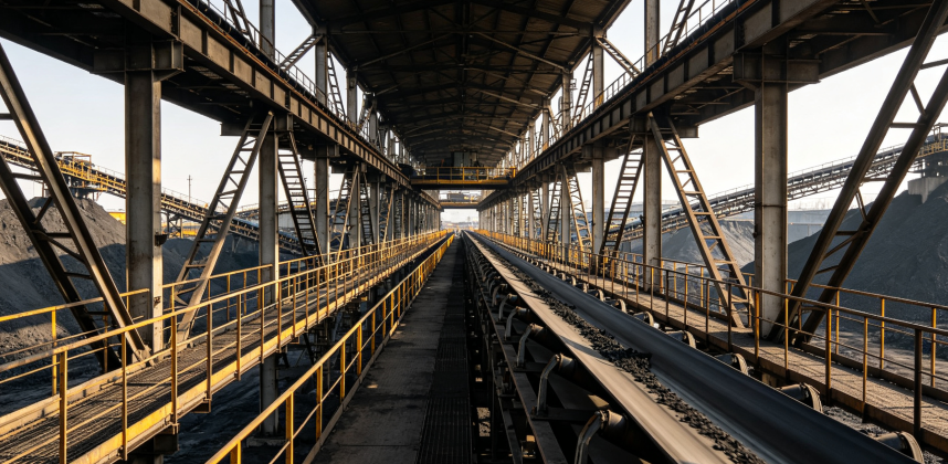 Conveyor Gallery Steel Structure for Coal Handling