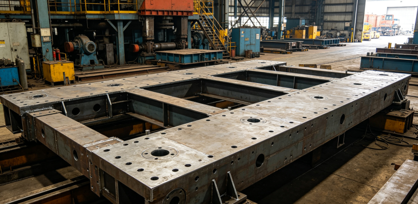 Heavy Machinery Base Frame for Steel Plant