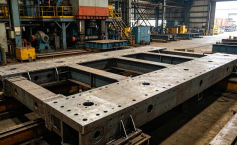 Heavy Machinery Base Frame for Steel Plant