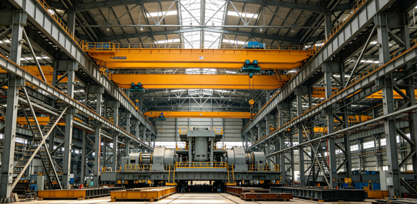 Steel Structure Plant for Heavy Equipment Assembly