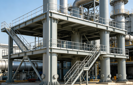Power Plant Equipment Support Steel Structure