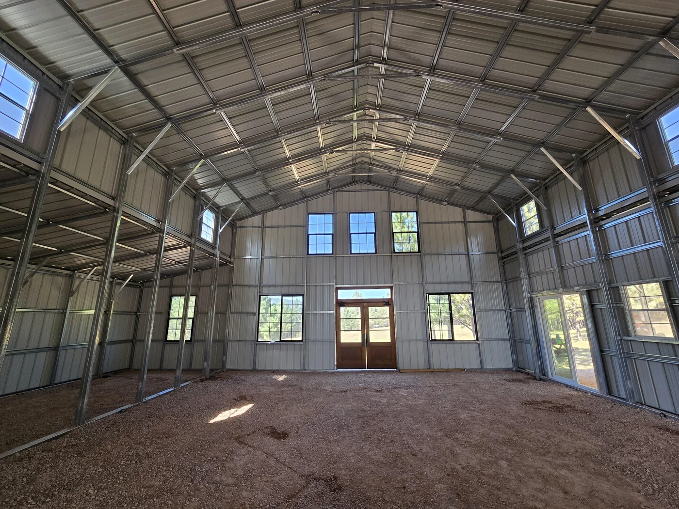 Steel Metal Farm Building