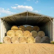 Steel Hay Barn