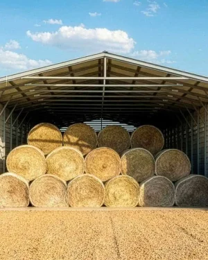 Steel Hay Barn