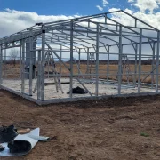 Steel Metal Farm Building