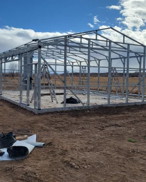 Steel Metal Farm Building