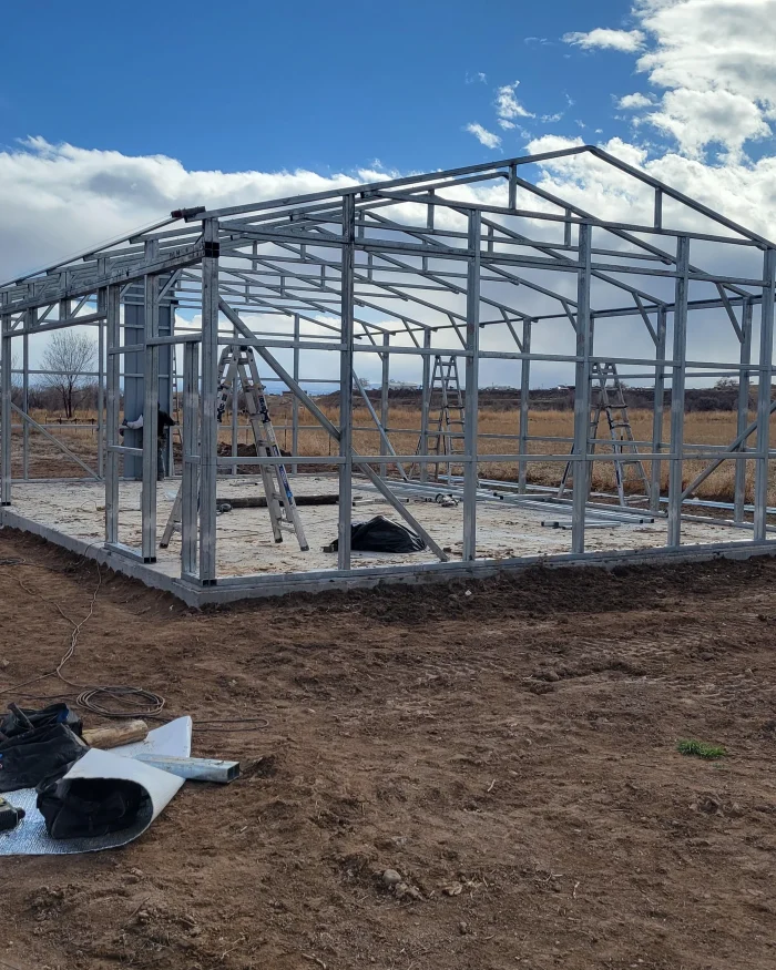 Steel Metal Farm Building