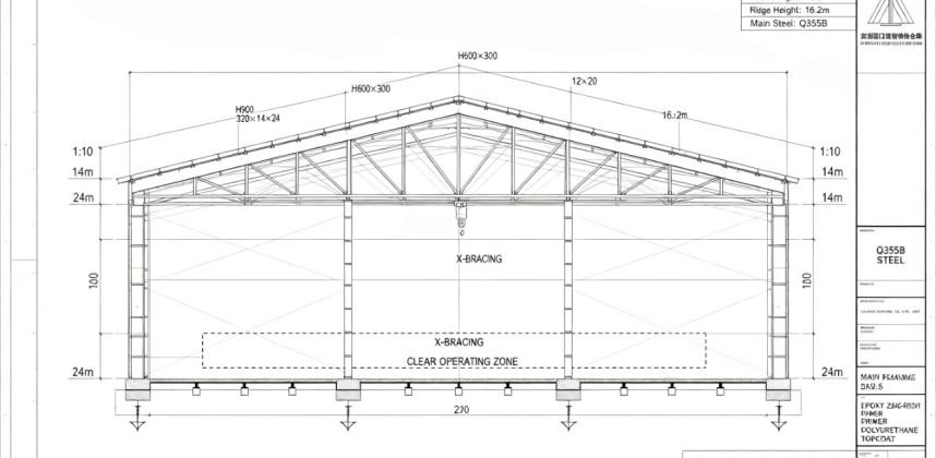 Port-Adjacent Large Logistics Warehouse Project Case-Guoyu Steel Structure